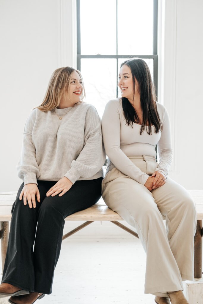 Chanel and Adrianna, founders of Wellness Wave Marketing